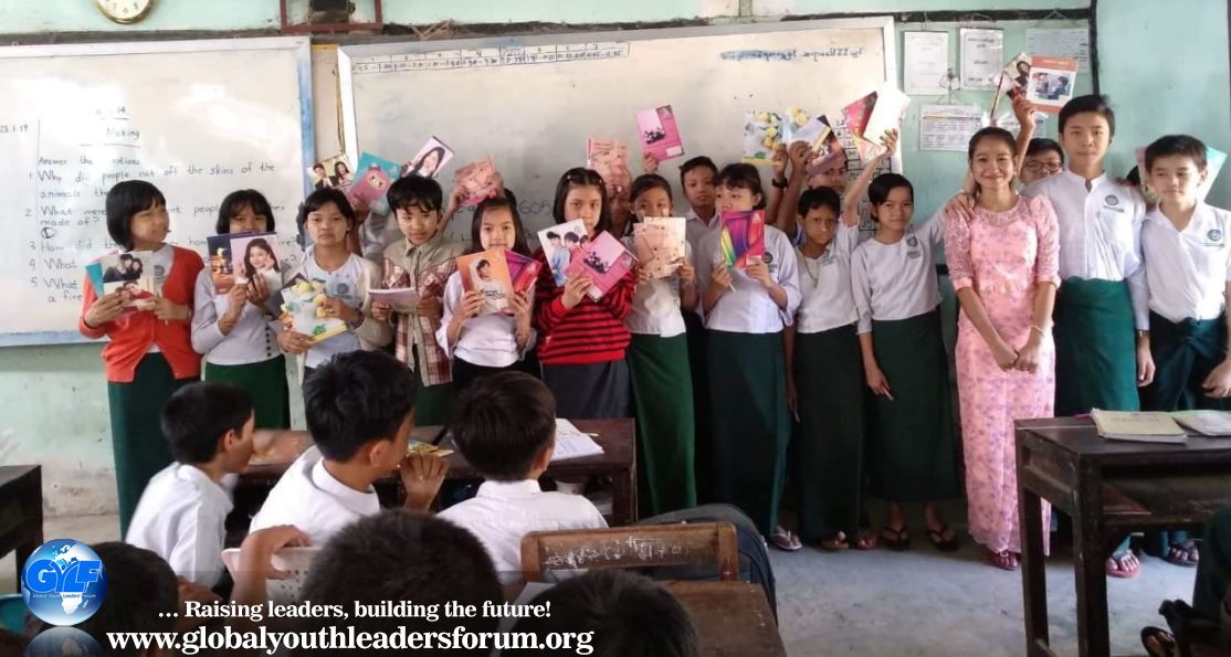 GYLF AMBASSADOR INTERNATIONAL DAY OF EDUCATION, MYANMAR.