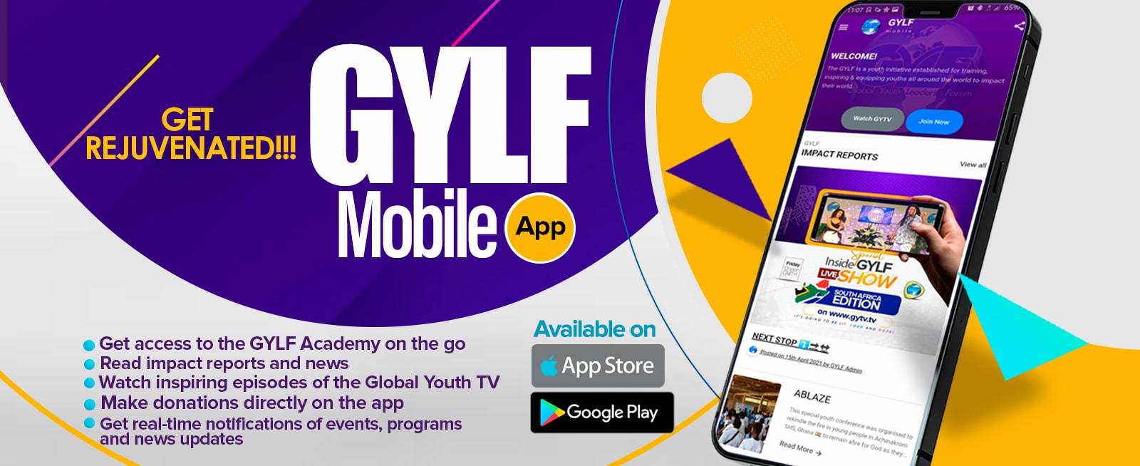 Download The GYLF Mobile App